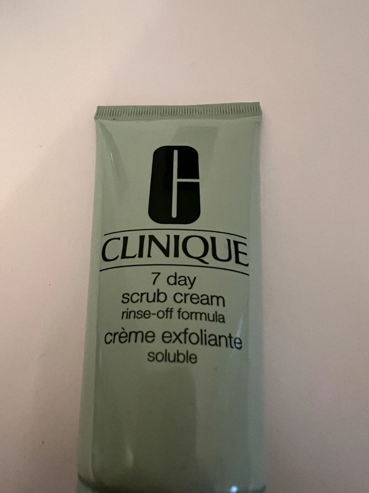 Clinique 7 Day Scrub Cream Rinse-Off Formula 2.5 FL OZ (2) 1 FL OZ NEW - Image 2 of 4