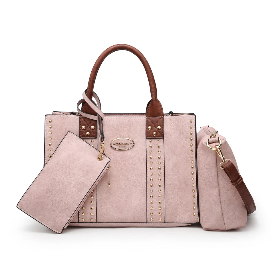 3pcs Dasein Women Handbags Satchel Shoulder Purse Tote Top Handle Crossbody Bag  - Image 2 of 4