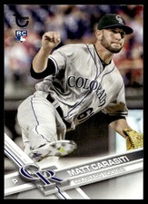 2017 Topps Series 1 #318 Matt Carasiti Colorado Rockies RC