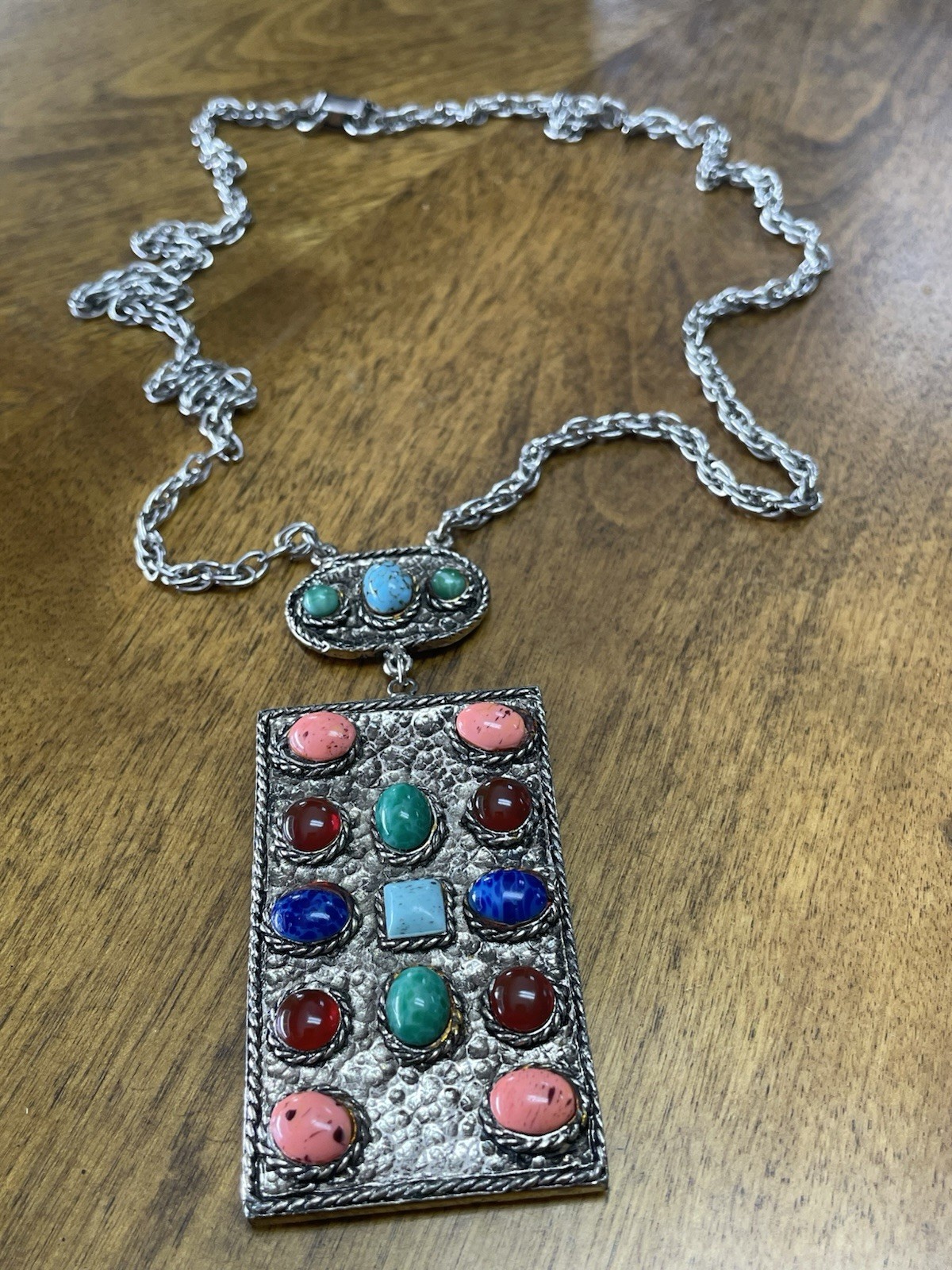 Vintage Hollycraft Signed Statement Necklace. 195… - image 15