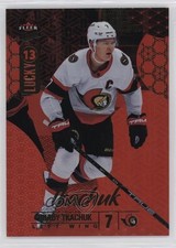 2024 Upper Deck Fleer Ultra Lucky 13 Achievement Red 184/199 Brady Tkachuk 16af
