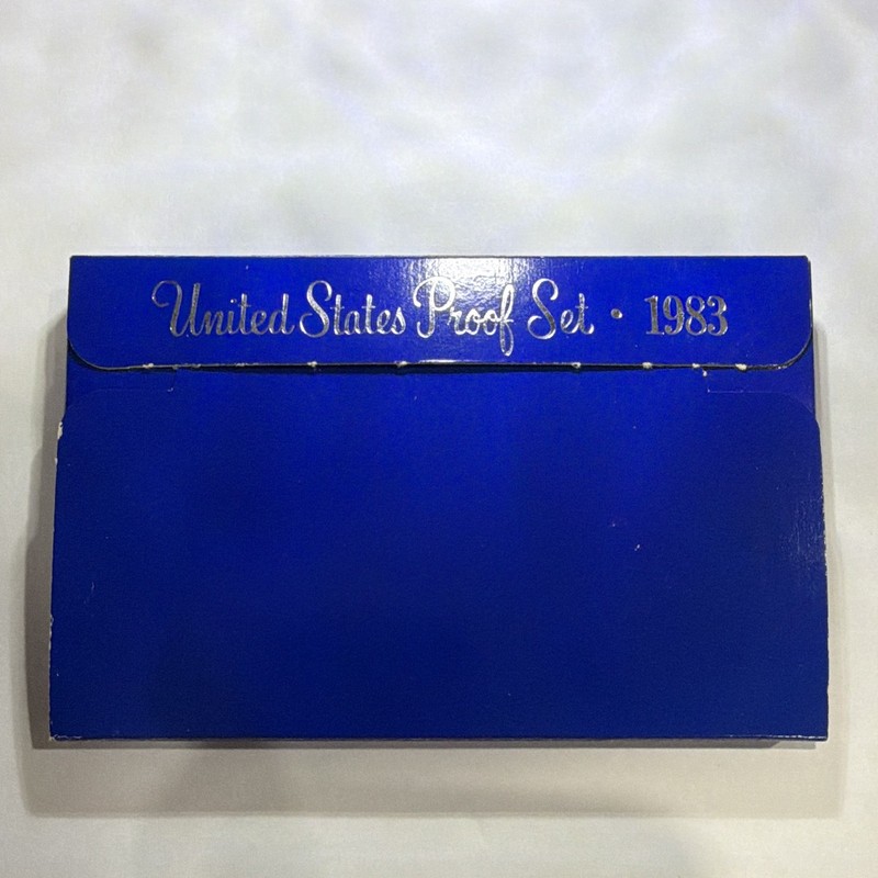 1983 United States Proof Set San Francisco Mint Original Box & Proof Coin Holder