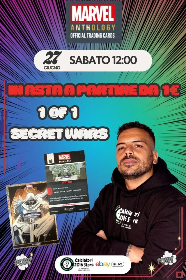 🔥 ONE OF ONE Secret Wars Marvel Anthology – Asta Live a partire da 1€