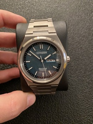 Citizen Zenshin AW0130-85X Eco-Drive Super Titanium - Sought After Green Dial