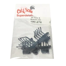 Cal Scale 190-276 Air Hose Freight Car & Caboose Black Plastic HO Scale