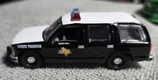 1:64 Chevrolet Tahoe Texas Highway Patrol Police Trooper Diecast  Model 