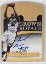 2014-15 Panini Preferred Crown Royale Gold 2/10 Zach Randolph #136 Auto 06bg