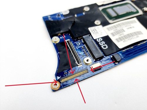 Genuine Dell XPS 13 9350 Motherboard Intel Core i7-6560U 16GB RAM - Picture 2 of 6