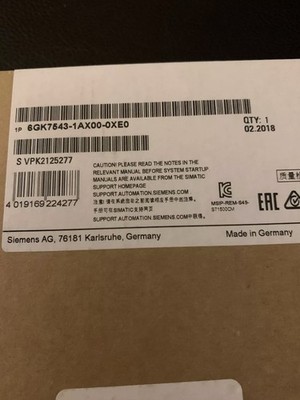 NEW Unopened SIEMENS 6GK7 543-1AX00-0XE0 / 6GK7543-1AX00-0XE0 Module