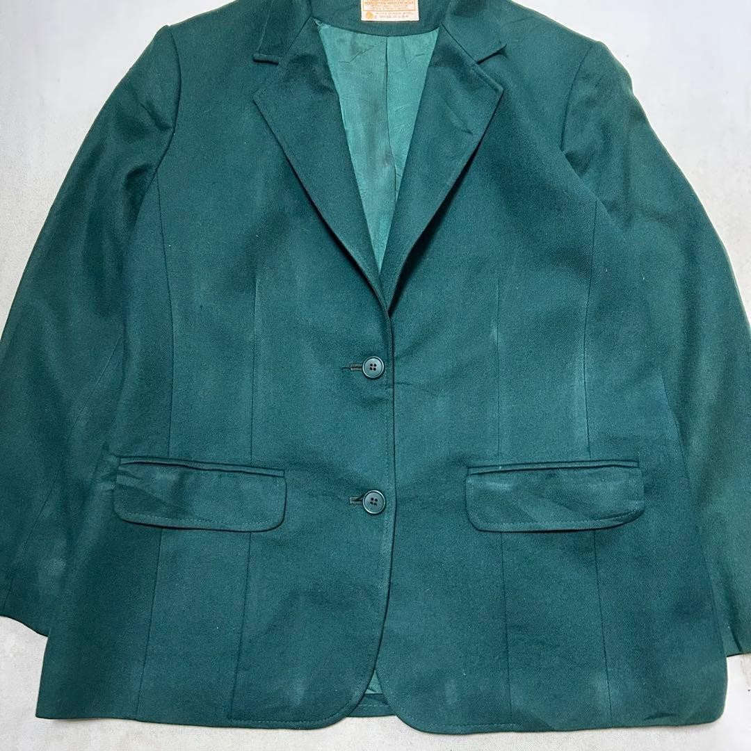 Pendleton 70s Wool Blend Tailored Jacket Green Un… - image 6