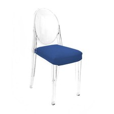 MYAREADESIGN IL CUSCINO per sedia KARTELL VICTORIA GHOST ecopelle GRETA