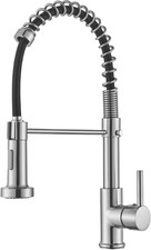Kitchen Faucet With Pull-Out Shower, High Stainless Steel Kitchen Mixer