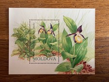 Miniature Sheet Moldova 🇲🇩 1993 Iris Flowers MNH