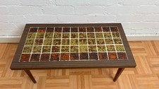 Vintage Nierentisch Beistelltisch Mosaiktisch Blumenbank 60er Keramik Tisch