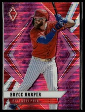 2021 Panini Chronicles #10 Bryce Harper Phoenix Pink Pulsar