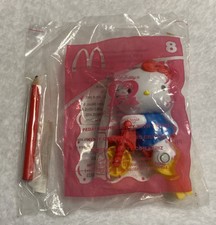 2004 30th Anniversary Sanrio Hello Kitty McDonald's Toy 8 Pedal Pusher Kitty A5