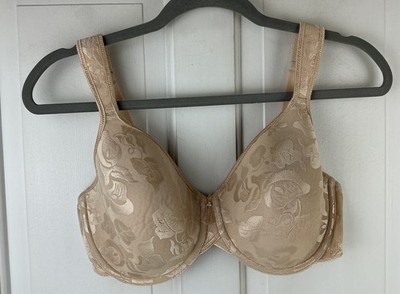 Wacoal Awareness Full Figure Contour Bra 36DD Beige Underwire 853167