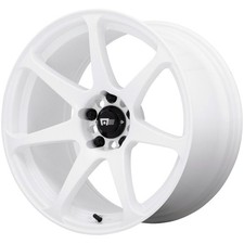 18x8 Motegi Mr154 Battle 5x114.3 43 White Wheels Rims Set4 72.56
