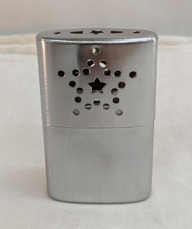 Star Pattern Butane Hand Warmer & Cigarette Lighter   TF