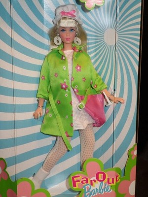 1998 FAR OUT Barbie Twist 'n Turn RETRO MOD ERA 60'S Real