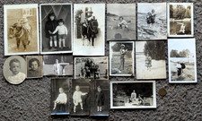 ANTIQUE CHILDREN PHOTO. LOT OF 17.