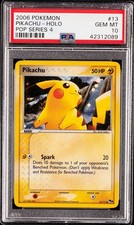 2006 Pokemon Pikachu #13 Pop Series 4 Holo PSA 10 Swirl GEM MINT POP 2!! on eBay