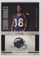 2010 Panini Rookies & Stars Studio Black 27/100 Demaryius Thomas #10 nd3