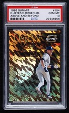 1996 Pinnacle Summit Above and Beyond Derek Jeter Cal Ripken Jr PSA 10 HOF 04b0
