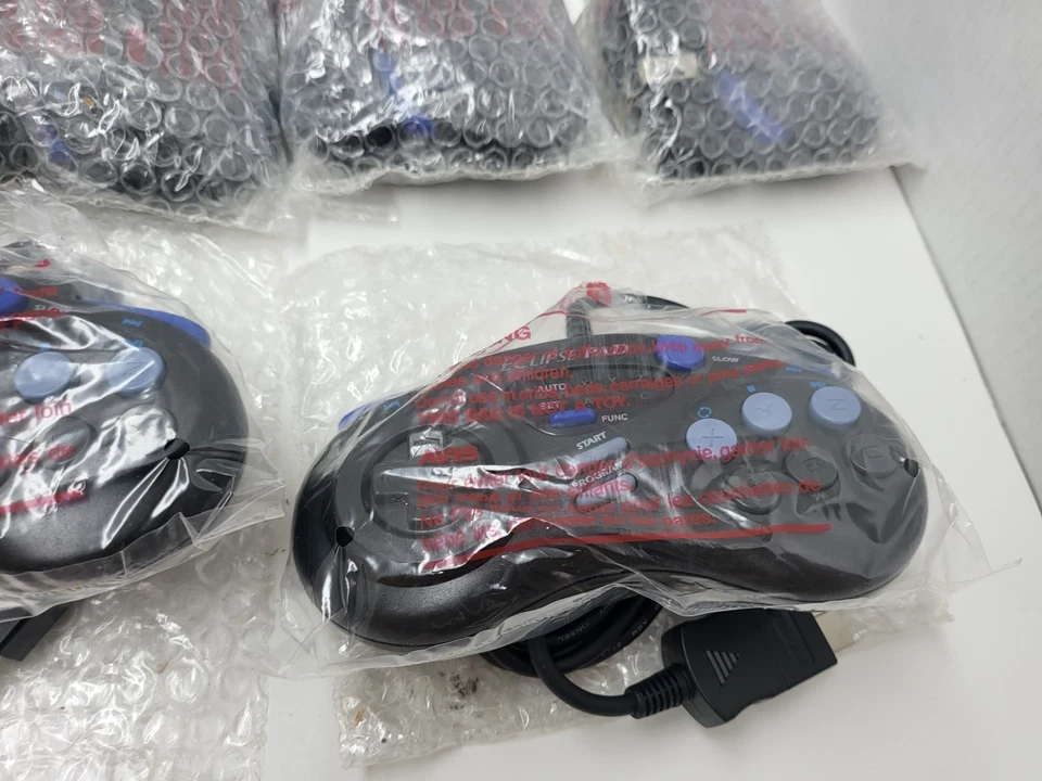 10X TEN WHOLESALE LOT  of NEW Eclipse Controller Control Pads for SEGA SATURN - Image 4 of 4
