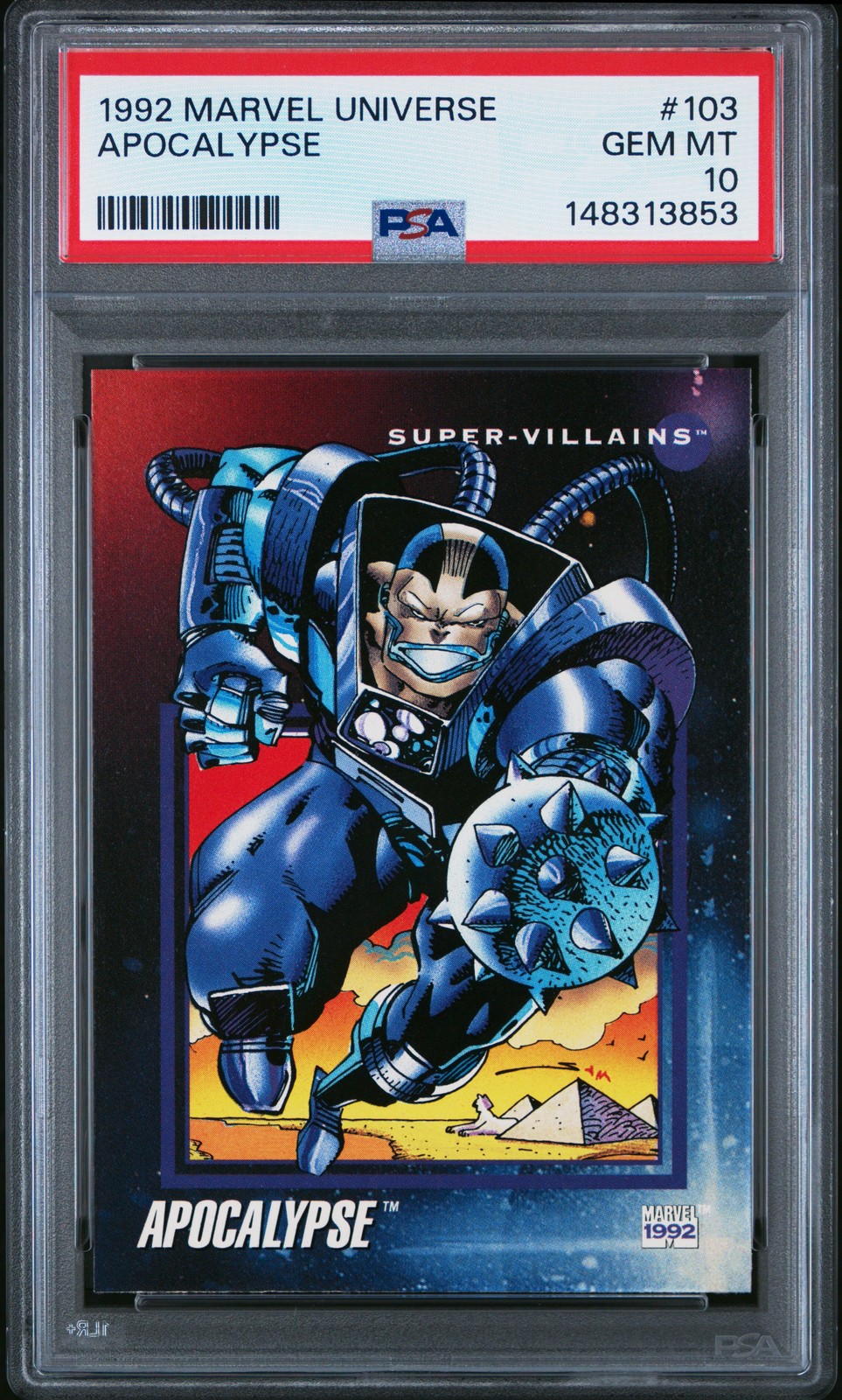 1992 MARVEL UNIVERSE #103 APOCALYPSE PSA 10