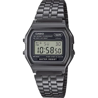 Casio Casio Collection Vintage Grau Unisex Armbanduhr A158WETB-1AEF - Bild 1 von 4