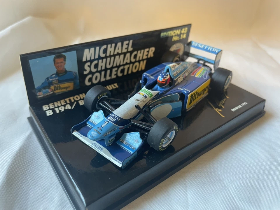 Michael Schumacher Collection Benetton Renault Showcar 1995 1/43 Minichamps - Image 4 of 4