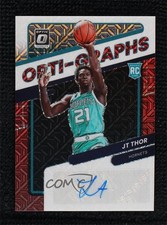 2021-22 Panini Donruss Optic Opti-Graphs Choice Prizm JT Thor #OG-JTT Auto 2y0
