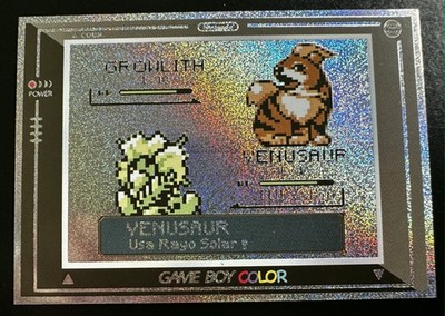 VENUSAUR VS GROWLITHE BATTLE - POKEMON CHIBI EVOLUTIONS 2026 RETRO HOLO