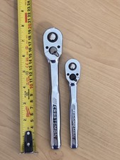 2 Craftman Full Polish Ratchets 38 14 Qr Drive. Like New