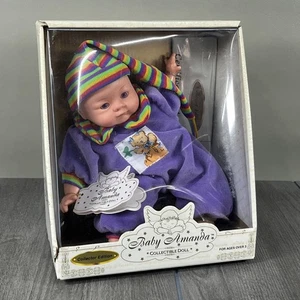 BABY AMANDA Collectible Doll Collector Edition, COA Included, Purple NIB 2000