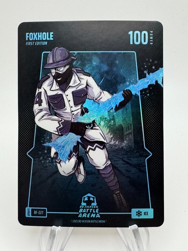 Bo Jackson Battle Arena DE\'AARON FOX FOXHOLE Ice Battlefoil BF-227