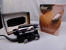 Oster Stim-U-Lax Massager Model 103 Silver Black Professional Handheld 76103-100