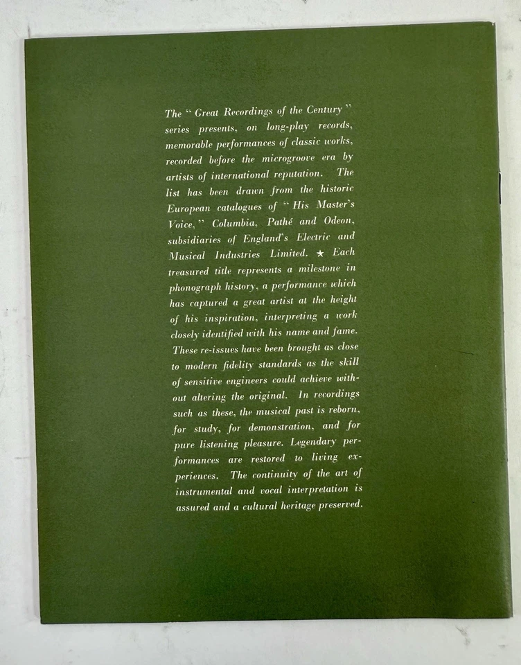 Angel Records – COLH 125 - Dame Nellie Melba – Opera Arias and Songs - Image 4 of 4