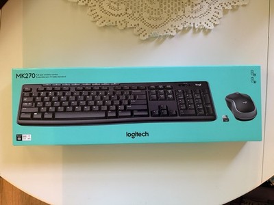 Logitech MK270 Wireless Keyboard and Mouse Combo - Black