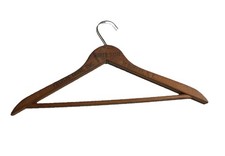 VTG Charles Frost Wood Hanger 30 Bowery, New York, Marked Worth 2-2931
