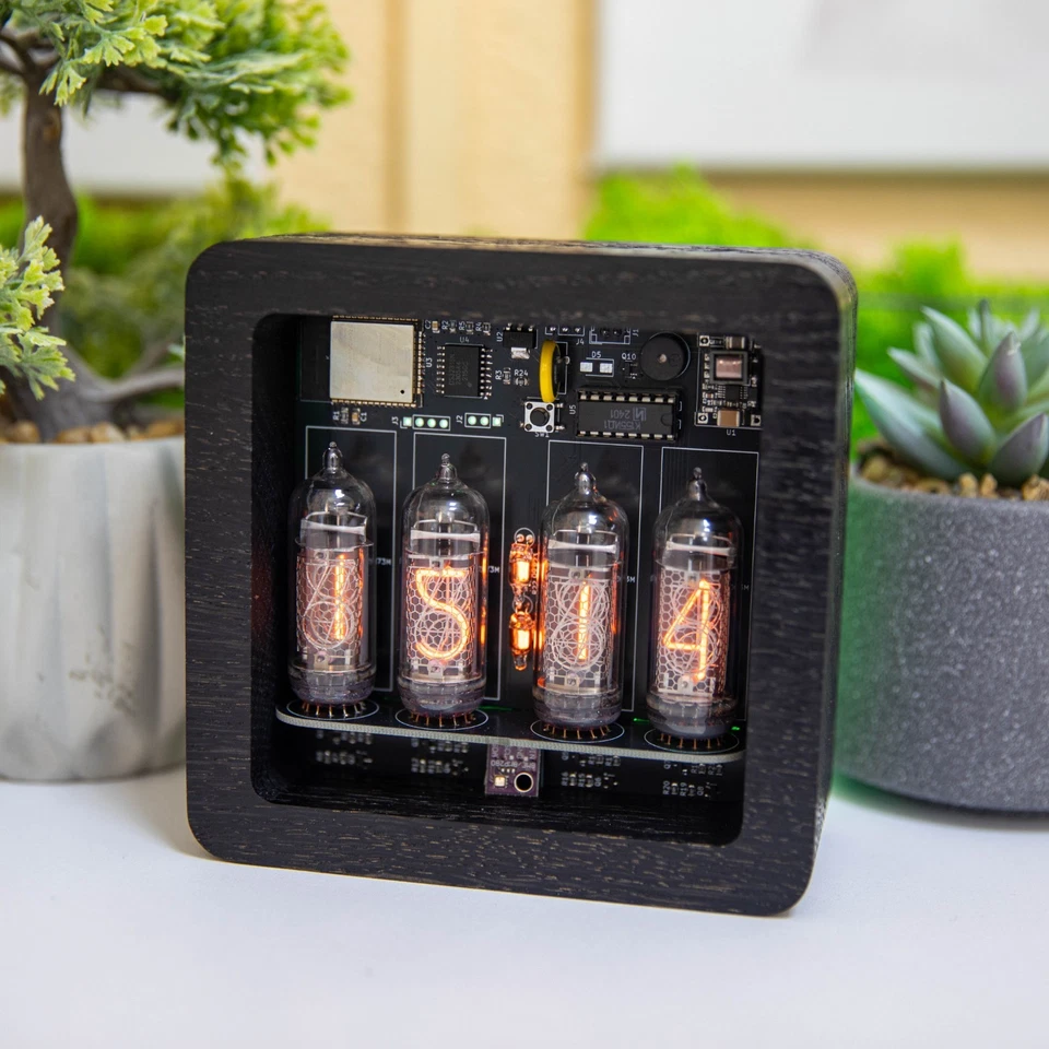 Nixie Tube Clock Pulsar IN-14 or IN8-2 or Z573m 4-tubes - Image 2 of 4