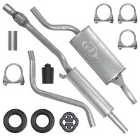 Auspuff SchalldäMpferset FüR VW Polo 2 II 86C FließHeck, Kombi, Coupe 1.0|1.3