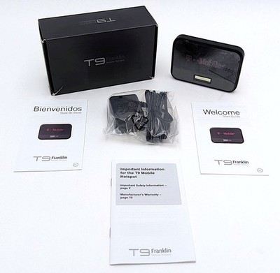 Franklin T9 RT717 T-Mobile 4G LTE Mobile Broadband WiFi Hotspot Modem Black NOB