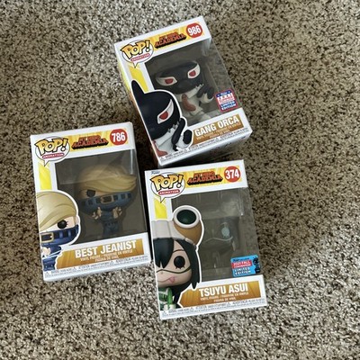 Gang Orca Convention Funko Pop Lot MHA Tsuyu Asui Best Jeanist Anime Bundle