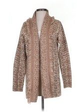 Intermix Women Brown Wool Cardigan P