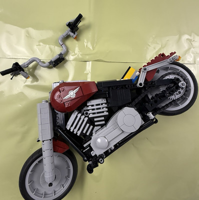 LEGO CREATOR Harley Davidson Fat Boy 10269 Incomplete Motorcycle Bike