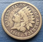 1860 Indian Head Cent.