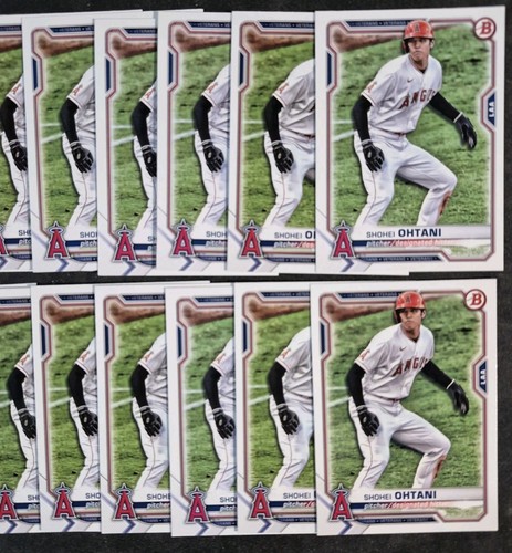20 Card Lot Shohei Ohtani 2021 Bowman 85 Angels Dodgers Baseball Card MVP - Afbeelding 4 van 6