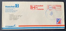 Dominican Republic 1978 - used airmail cover to Hamburg - Hoechst